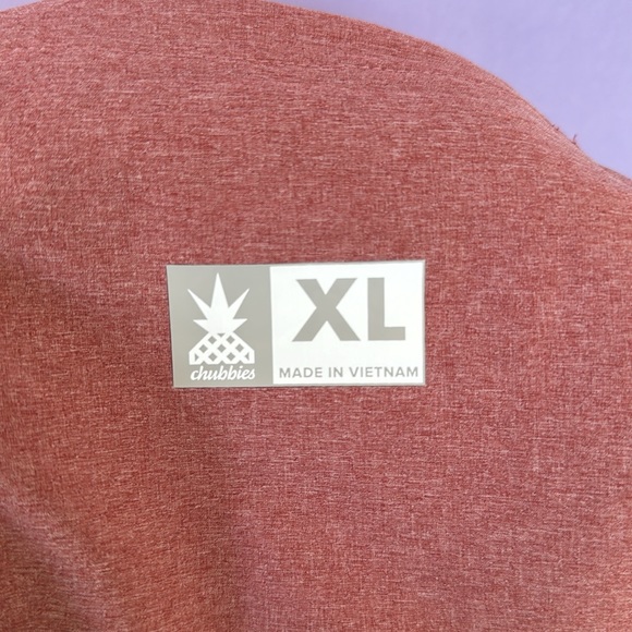 Chubbies Gym Swim Hybrid Short Heather Red - Picture 5 of 5